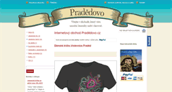 Desktop Screenshot of pradedovo.cz