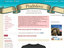 Tablet Screenshot of pradedovo.cz